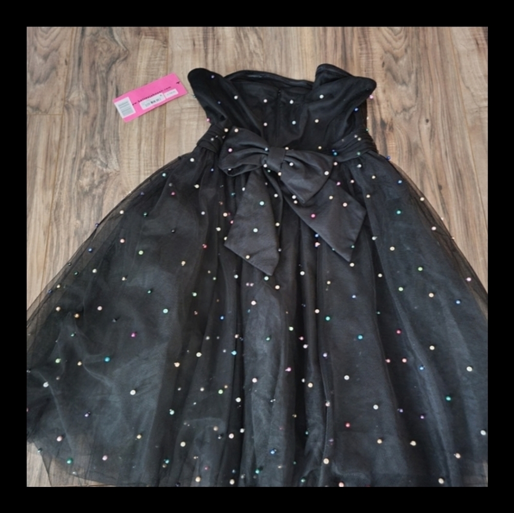 Betsey Johnson Bead and Tulle Dress sz 14 NWT Sold Out